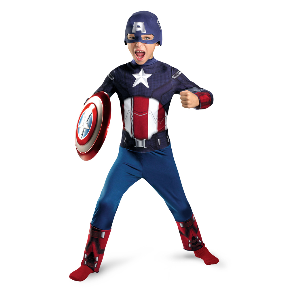 Avengers Captain America Movie Classic Child Costume - Click Image to Close