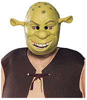 Shrek Child Vinyl Mask - Click Image to Close