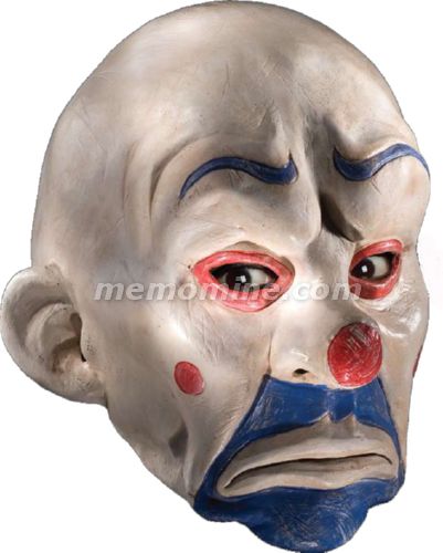 Dark Knight Joker Clown Adult Mask Heath Ledger