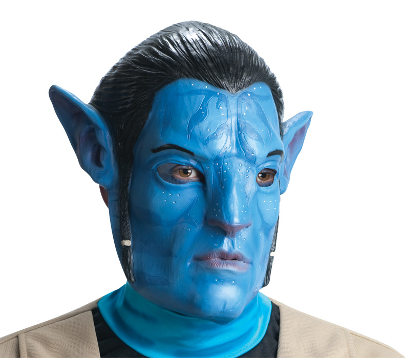 AVATAR Movie Jake Sully 3/4 Vinyl Adult mask **IN STOCK** - Click Image to Close