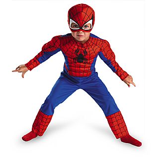 Spider-Man Child Muscle Costume TODD 3T- 4T