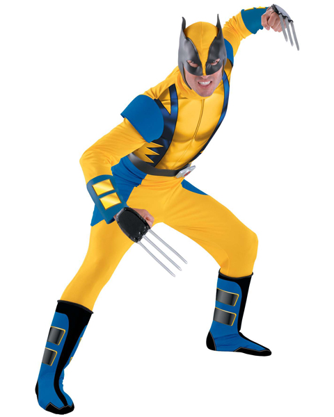 Wolverine Origins Deluxe Adult Costume TEEN, XL - Click Image to Close