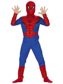 Spider-Man Classic Child Costume S, M - Click Image to Close