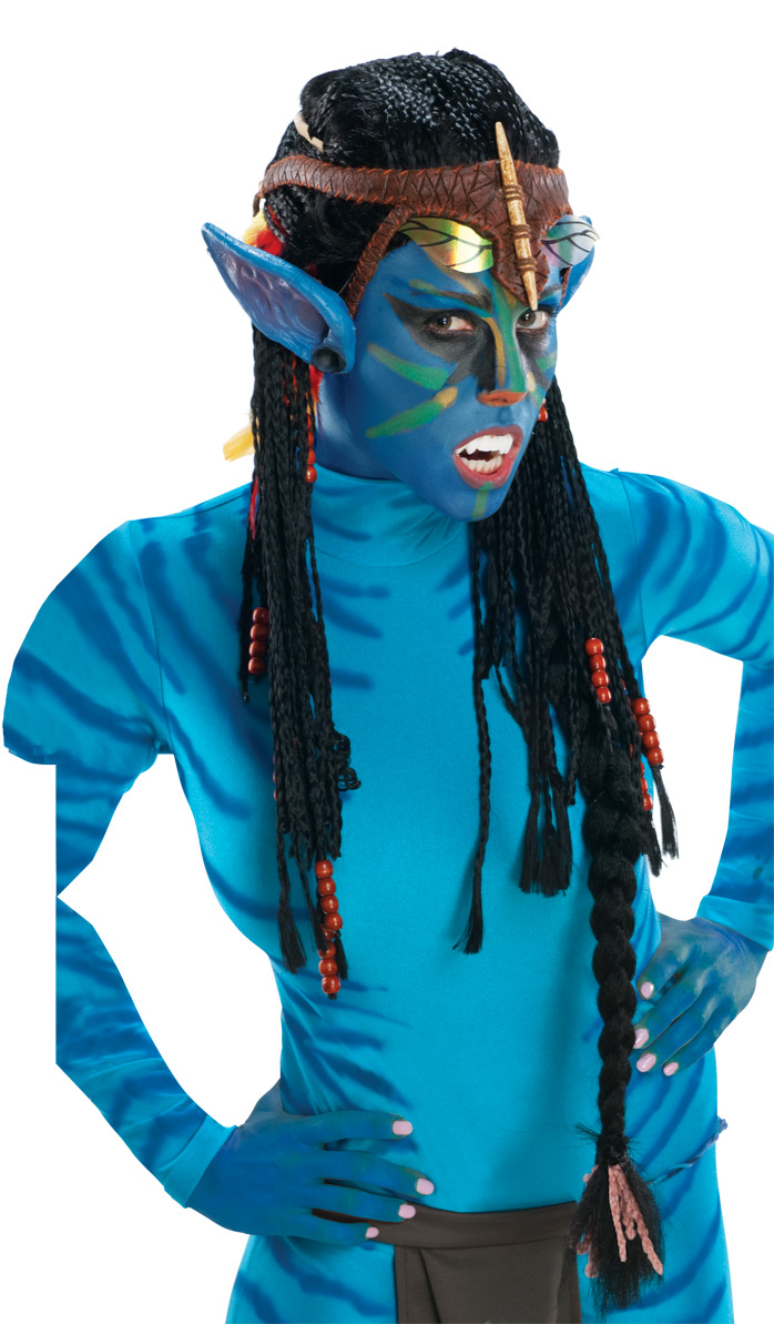 AVATAR Movie Neytiri Deluxe Adult Wig w/ Ears **IN STOCK** - Click Image to Close