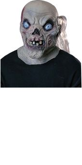 Crypt Keeper™ Super Deluxe Mask with attached hair - Click Image to Close