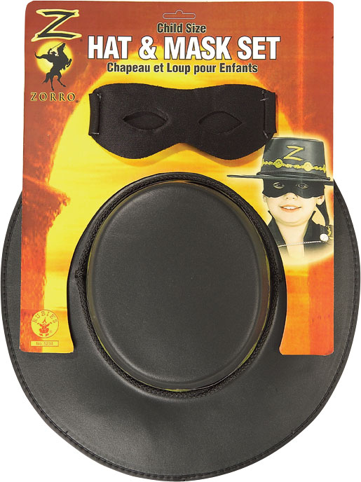 Zorro™ Child Hat and Mask Set - Click Image to Close