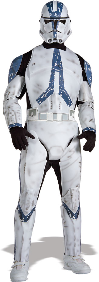 Clone Trooper™ Adult Deluxe Star Wars Costume STD, XL - Click Image to Close