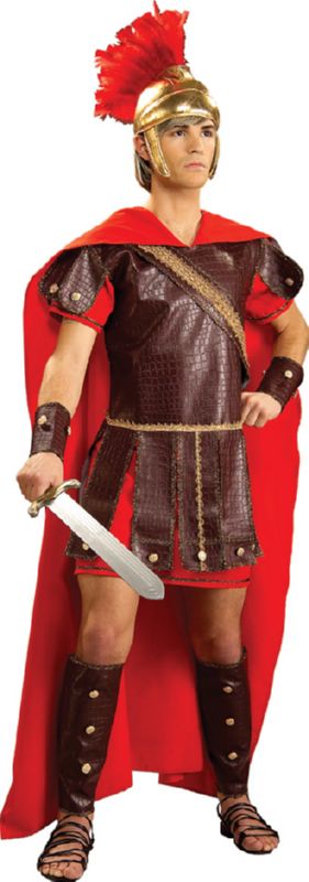 Roman Warrior Heritage Deluxe Costume STD, XL - Click Image to Close