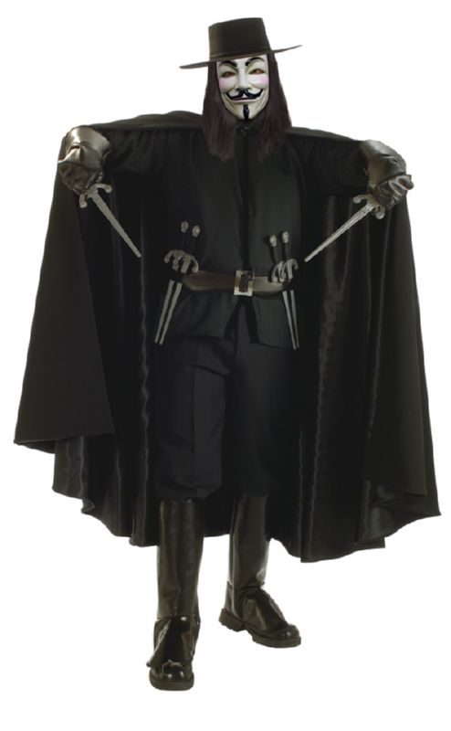 V for Vendetta Deluxe Rubie's Heritage Costume STD - Click Image to Close