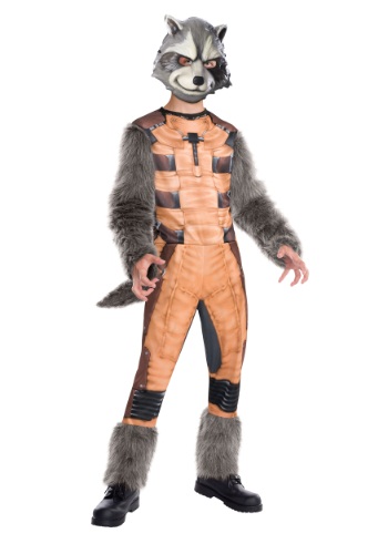 Rocket Raccoon Deluxe Child Costume S,M,L - Click Image to Close