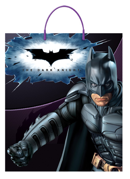 Dark Knight Batman Plastic Trick or Treat Bag - Click Image to Close