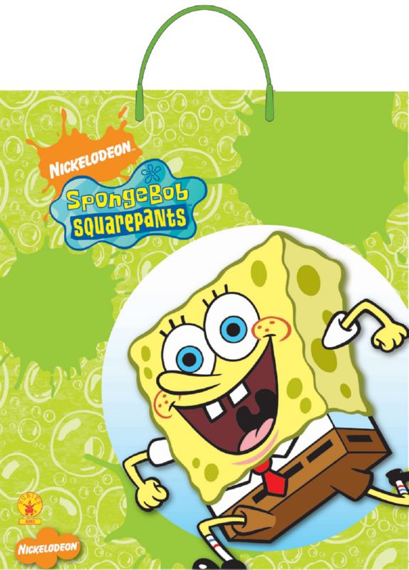Spongebob TOT Plastic Bag by 12 only - Click Image to Close