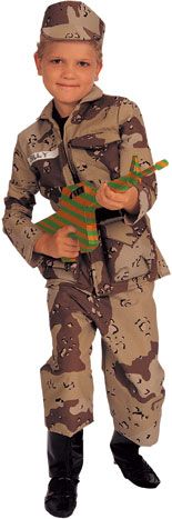 Child Special Forces Costume S M L