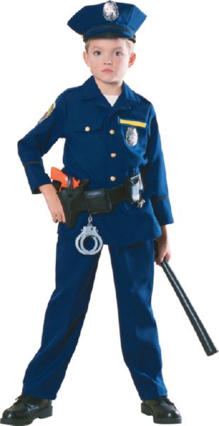 Child Police Officer Costume S M L