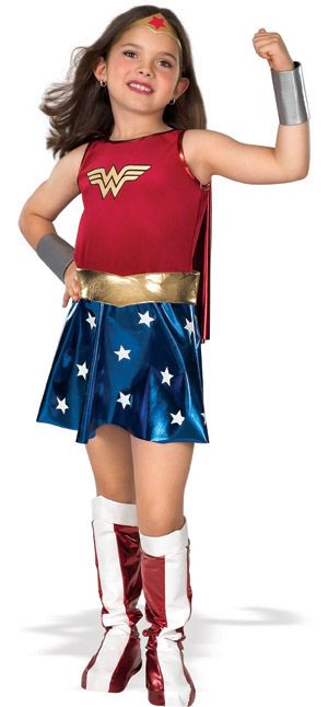 Wonder Woman™ Deluxe Child Costume S, M, L - Click Image to Close