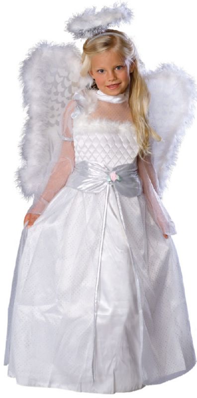 Rosebud Angel Deluxe Child Costume - Click Image to Close