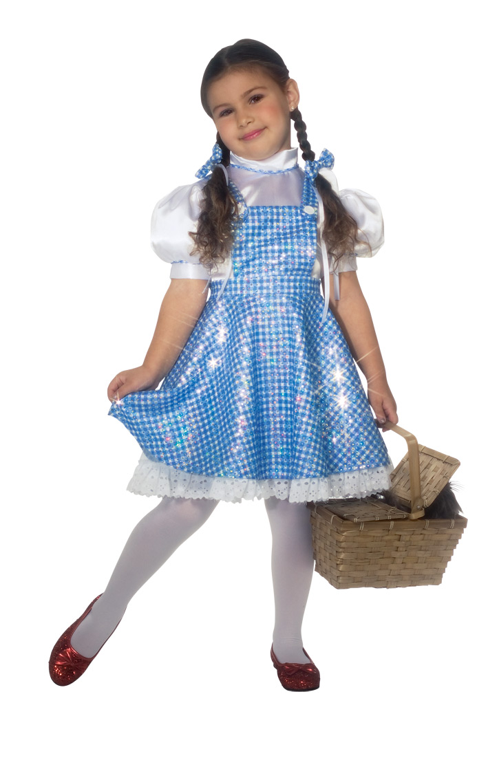 Wizard of Oz Dorothy™ Sequin Dress Child Costume T, S, M, L