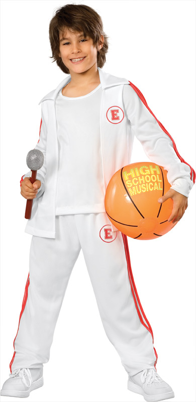 High School Musical Troy Super Deluxe with Basketball S,M,L - Click Image to Close