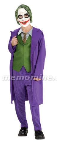 Dark Knight Joker Child Deluxe Costume S, M, L - Click Image to Close