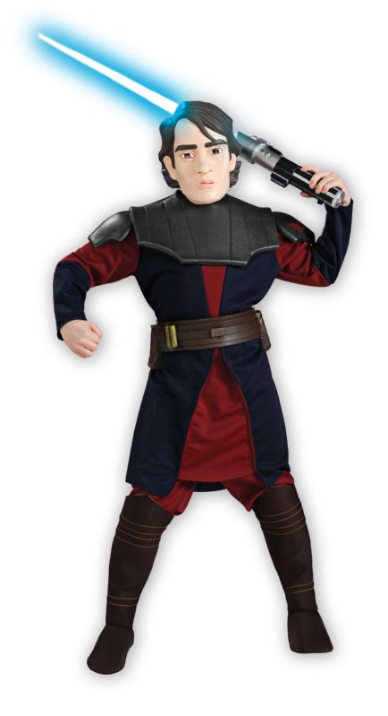 Star Wars Anakin Skywalker EVA Dlx Child Costume S-M-L - Click Image to Close