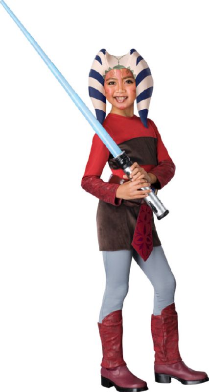 Star Wars Ahsoka Child Costume S-M-L Clone Wars - Click Image to Close