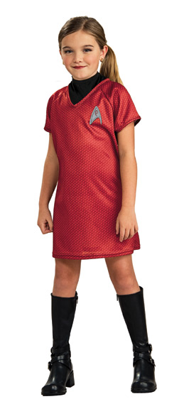 STAR TREK MOVIE CHILD Red Dress S, M, L - Click Image to Close