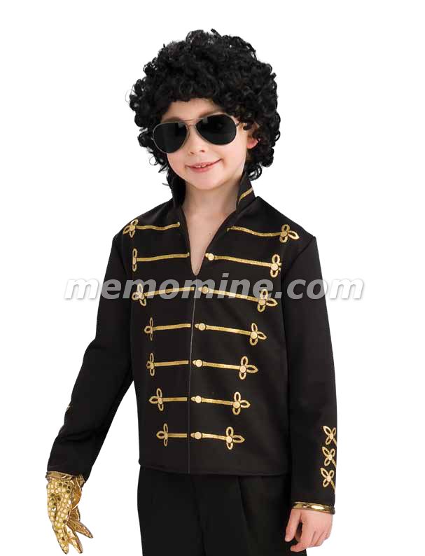 Michael Jackson Child BLACK MILITARY JACKET *In Stock* - Click Image to Close