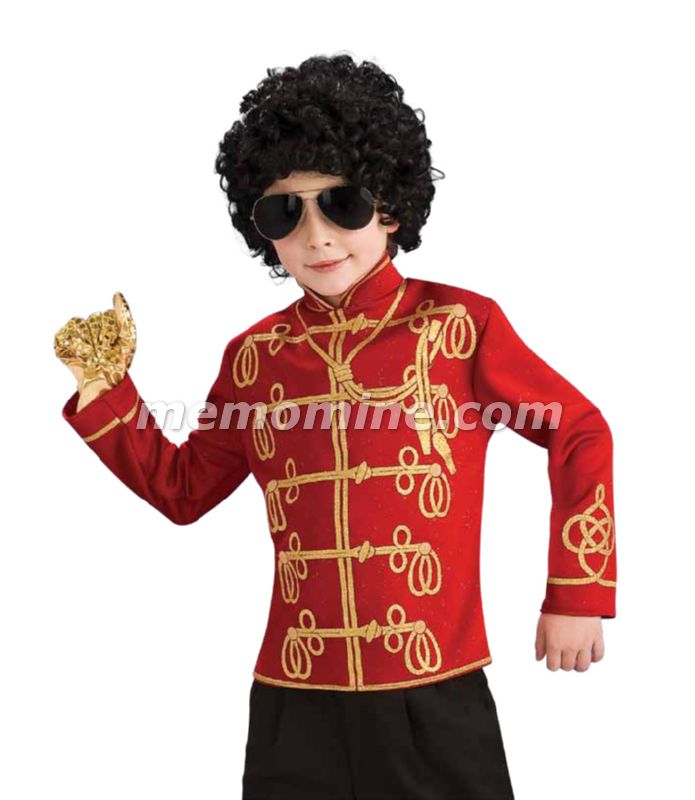 Michael Jackson Child RED MILITARY JACKET S,M,L - Click Image to Close
