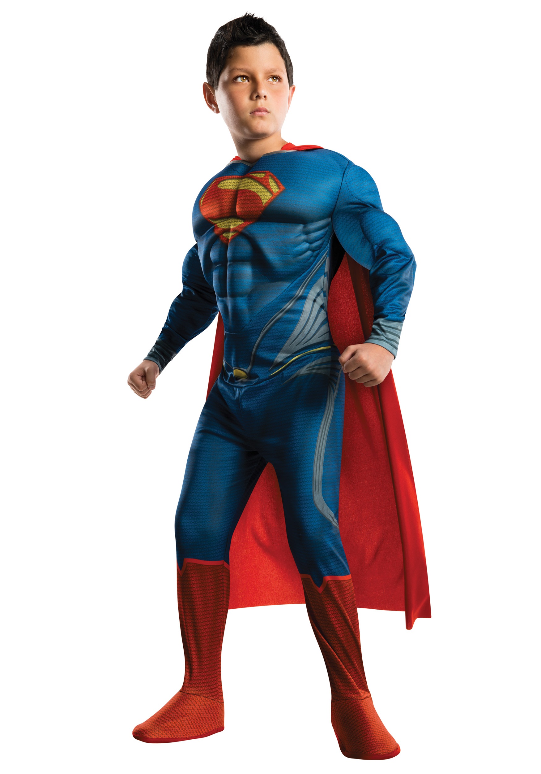 Superman Man of Steel Child DELUXE Costume - Click Image to Close