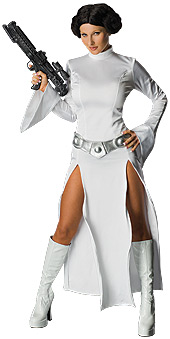 Princess Leia White Dress Star Wars XS-S-M