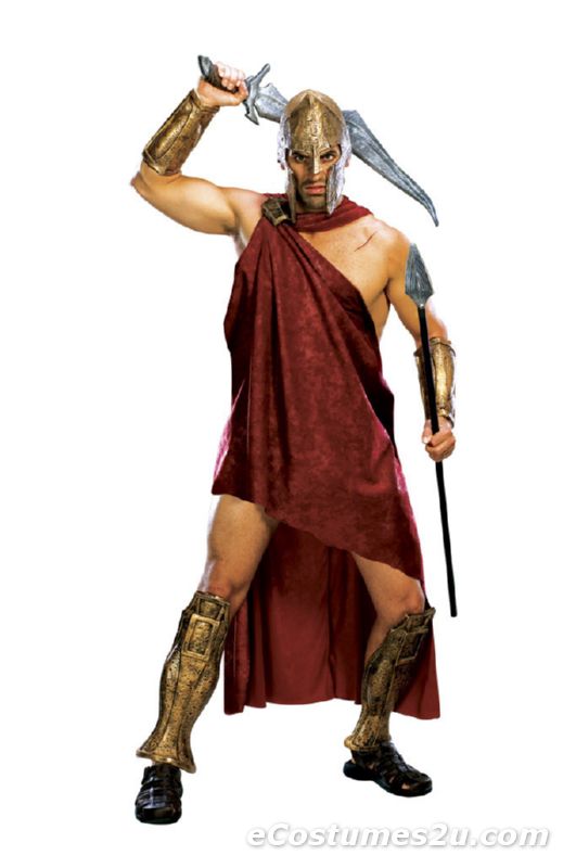 300 Movie Spartan Adult Deluxe Costume Size STD, XL - Click Image to Close