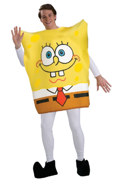 Spongebob Adult Costume STD - Click Image to Close