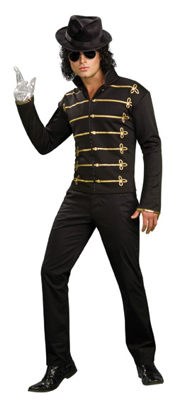 Michael Jackson Adult Black Military Jacket IN STOCK! - Click Image to Close