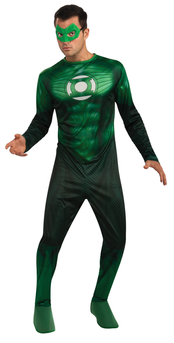 Green Lantern Adult Hal Jordan Costume Sizes M, XL