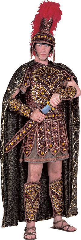 Roman General Marc Anthony Heritage Bronze Deluxe Costume M,L,XL - Click Image to Close