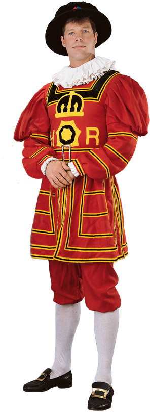 Beefeater High Quality Adult Costume - Click Image to Close