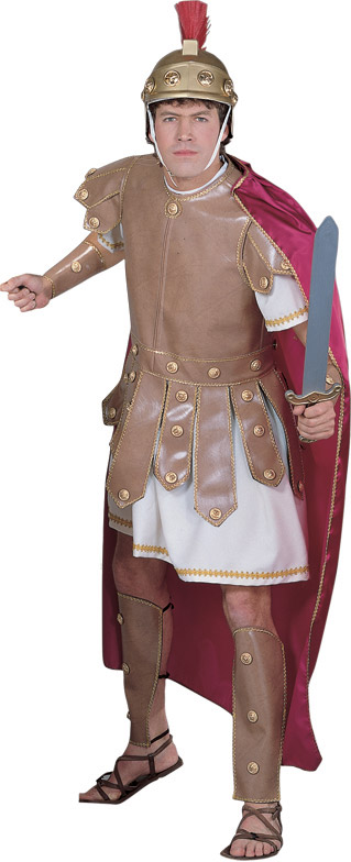 Roman Soldier Deluxe Adult Costume S, M, L, XL - Click Image to Close