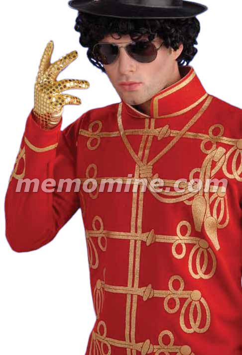 Michael Jackson Adult Sequin GOLD GLOVE - Click Image to Close