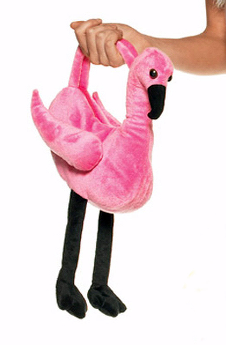 Alice's Plush Flamingo Purse One size HOT PINK **In Stock** - Click Image to Close