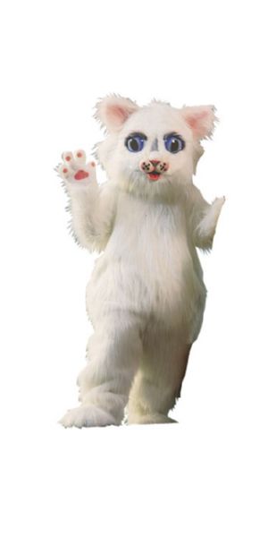Snow Ball Kitty Mascot Complete - Click Image to Close
