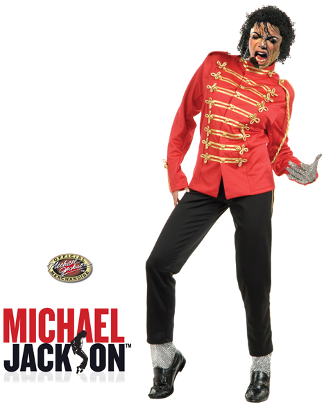 Michael Jackson Child DELUXE Red Military Jacket & Pants - Click Image to Close