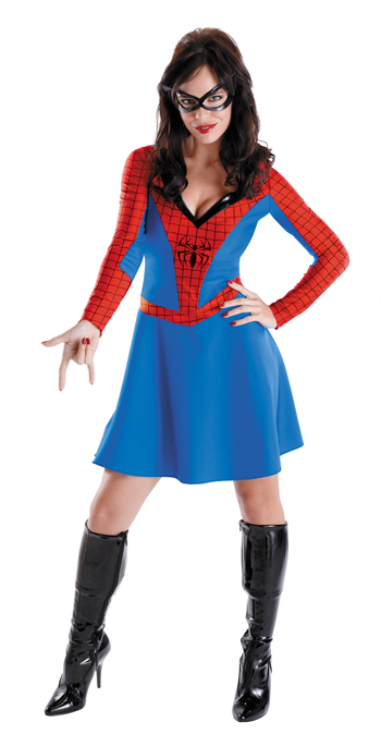 Spider-Man SPIDER GIRL CLASSIC Adult S, M, L - Click Image to Close