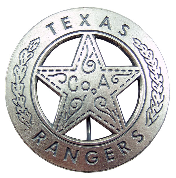 Lone Ranger inspired Texas Ranger Replica Badge - Click Image to Close