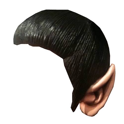 STAR TREK-CLASSIC Adult Spock Wig w/Ears - Click Image to Close