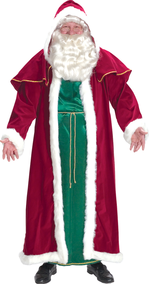 Santa Victorian Adult Suit - Click Image to Close