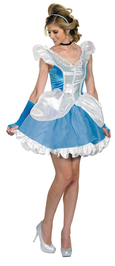 SASSY DELUXE CINDERELLA Adult Princess Costume - Click Image to Close