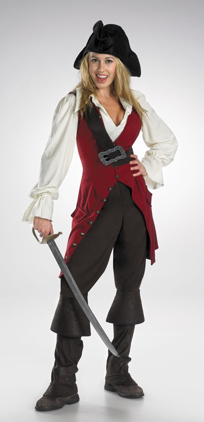 Disney Elizabeth Pirate Deluxe Adult - Click Image to Close