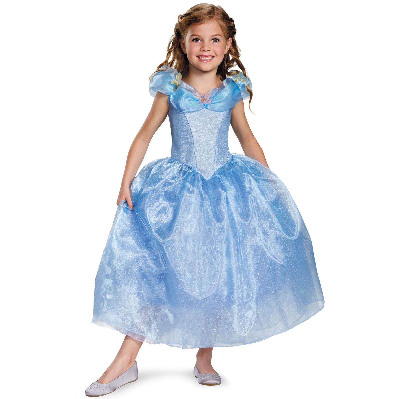 Cinderella Movie Child Deluxe Costume Size XS,S,M,L - Click Image to Close